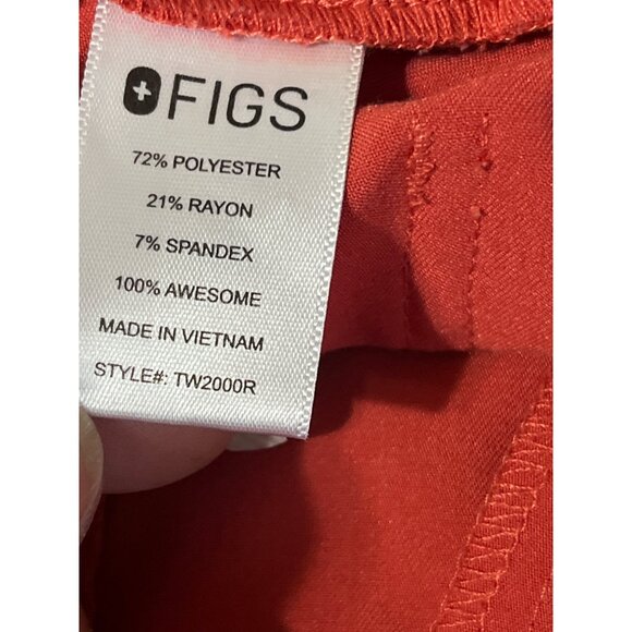 FIGS Women Yola Scrub Pants in Clay size Large - Picture 13 of 13